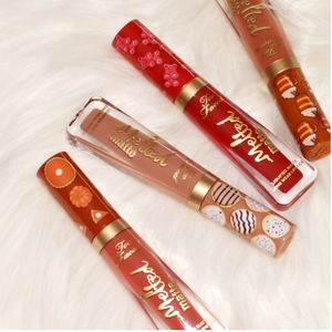 TOO FACED SWEET SMELL OF CHRISTMAS MINI MELTED MATTE LIQUID LIPSTICK HOLIDAY 18